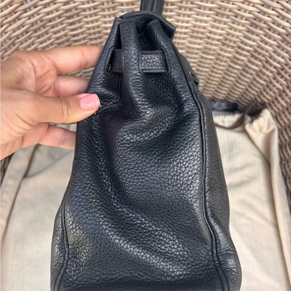 Authentic HERMES KELLY 35 taurillon black leather gold hardware - Picture 4 of 16